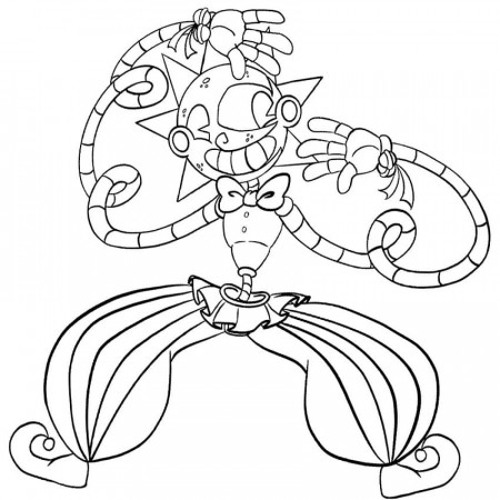 Sundrop FNAF Printable Coloring Pages - Coloring Cool