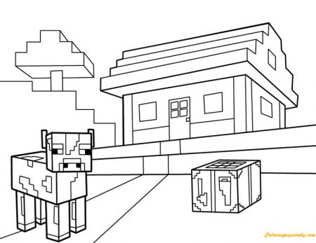 Minecraft PDF Coloring Pages - Cartoons Coloring Pages - Coloring Pages For  Kids And Adults