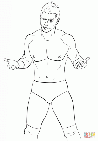 WWE The Miz coloring page | Free Printable Coloring Pages