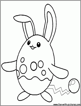 Azumarill Coloring Page