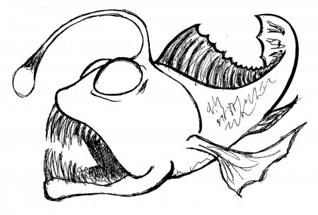 Angler Fish Coloring Page - GetColoringPages.com