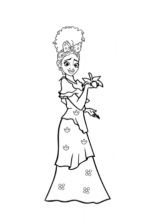 Encanto Dolores Coloring Pages - Free Printable Coloring Pages for Kids