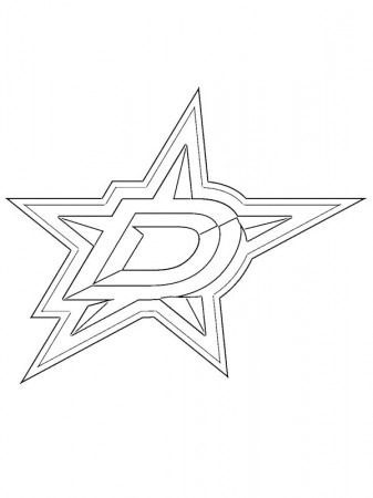 Dallas Stars Coloring Page - Funny Coloring Pages
