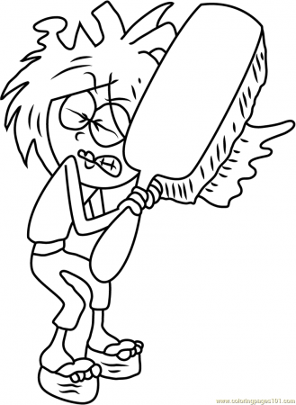 Lizzie McGuire with Hair Brush Coloring Page for Kids - Free Lizzie McGuire  Printable Coloring Pages Online for Kids - ColoringPages101.com | Coloring  Pages for Kids