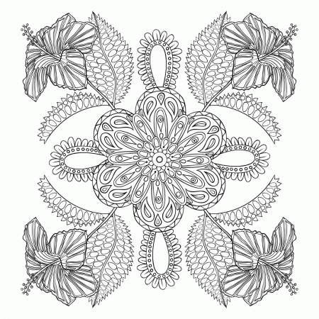 Adult Coloring Pages - Free and Printable | ColoringBookFun.com