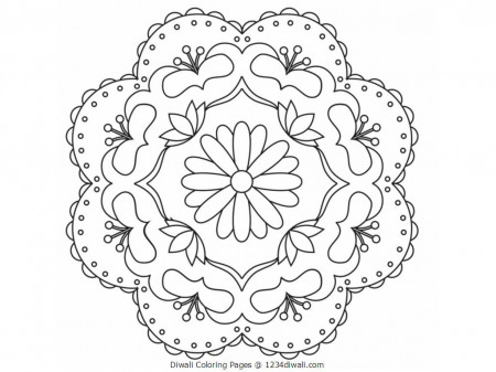 Diwali Colouring Pages for Kids Acticity | Diwali 2016