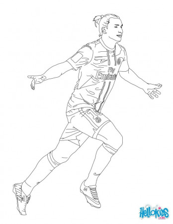 SOCCER PLAYERS coloring pages - Suarez