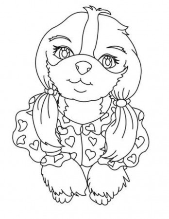Cute Small Dog Coloring Pages | Animal Coloring pages of ...
