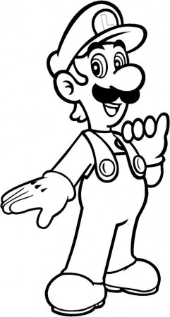 Coloring pages Mario Bros | Coloring Pages, Super ...