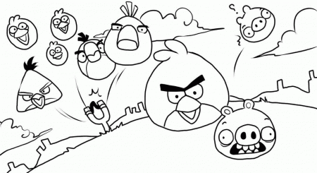 Angry Birds Coloring Pages | Only Coloring Pages