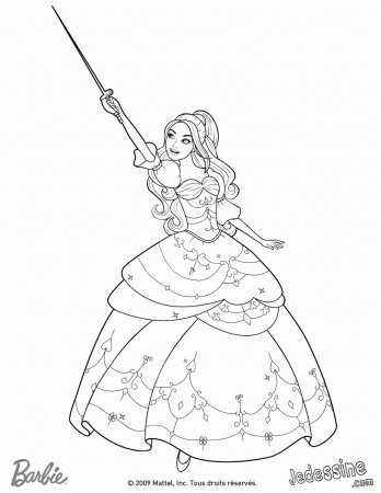 Barbie -Three Musketeers | Barbie Coloring Pages ...