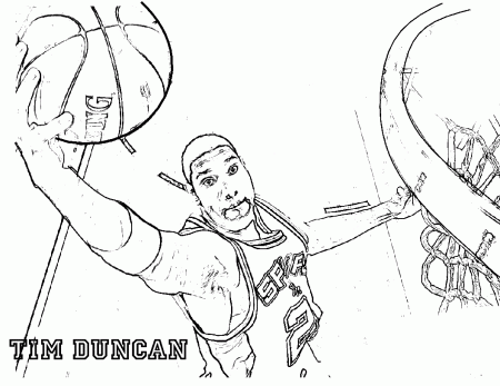Basketball Player Coloring Sheets - High Quality Coloring Pages