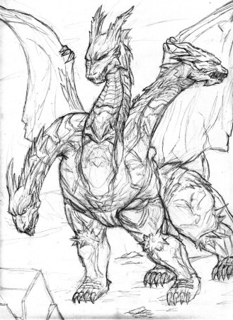 King Ghidorah Coloring Pages - Coloring Pages Kids 2019