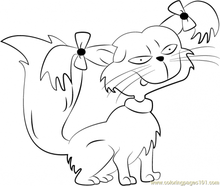 Fluffy Coloring Page - Free Rugrats Coloring Pages : ColoringPages101.com