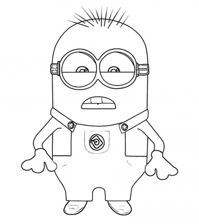 35 Cute Minions Coloring Pages For Your Toddler