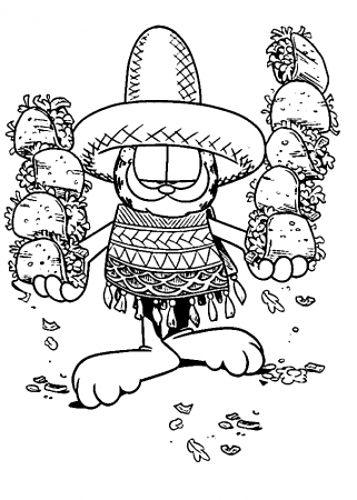 Mexican Food Coloring Pages - Best Coloring Pages For Kids