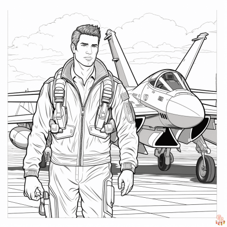 Printable Top Gun Coloring Pages Free For Kids And Adults