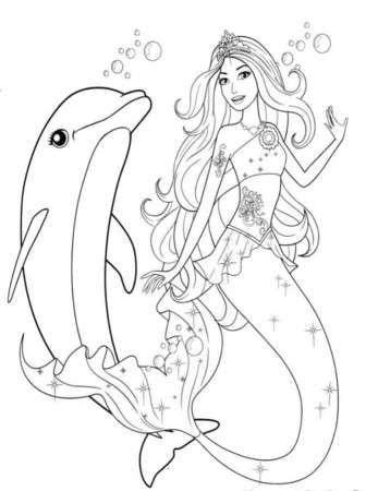 Download Barbie Mermaid Coloring Pages ...