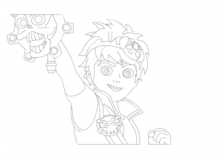 Zak Storm coloring pages to download and print for free