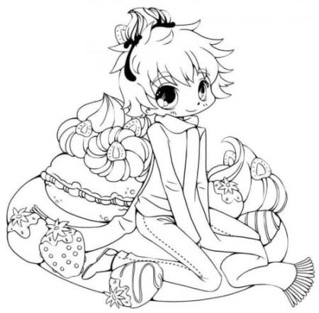 34 Free Anime Coloring Pages Printable