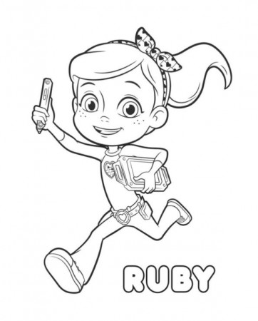 Rusty Rivets Coloring Pages - Free Printable Coloring Pages for Kids