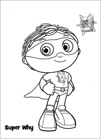 Whyatt Here In Superwhy Coloring Page : Coloring Sky | Coloring pages,  Cartoon coloring pages, Coloring books