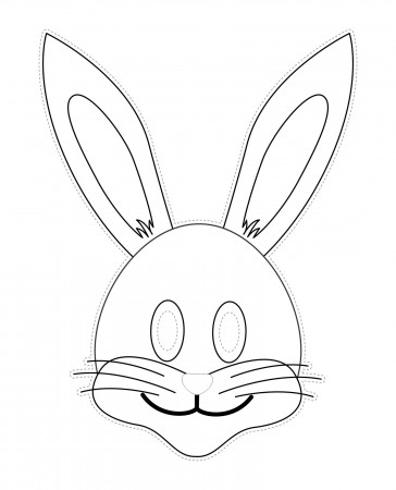 7 Best Printable Easter Bunny Masks - printablee.com
