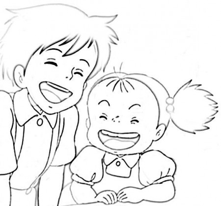 my neighbor totoro coloring pages - Clip Art Library