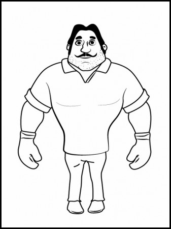 Motu Patlu Printable Coloring Pages 3