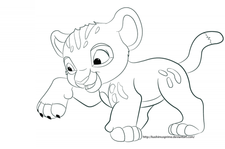 Baby Simba Coloring Pages - Coloring Pages For All Ages