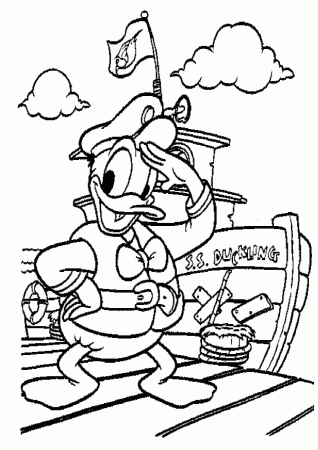 Donald Duck Colour Pages Donald Duck Face Coloring Pages. Kids ...