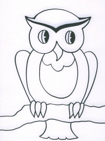 Owl Drawings For Kids,Simple Owl Drawing For Kids Images Pictures ...