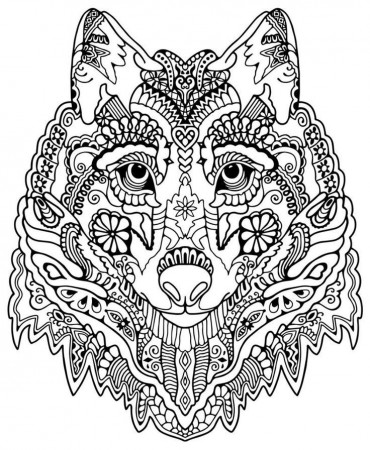 Free Coloring Pages For Adults Animals, Download Free Coloring Pages For  Adults Animals png images, Free ClipArts on Clipart Library