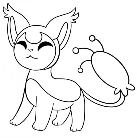 Printable Skitty Pokemon Coloring Page - Free Printable Coloring Pages for  Kids