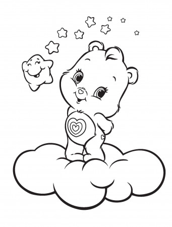 Care bear coloring pages to download and print for free