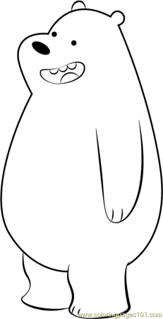 Gizzly Bear Coloring Page - Free We Bare Bears Coloring Pages ...