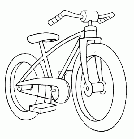 10 kids coloring pages bicycle - Print Color Craft