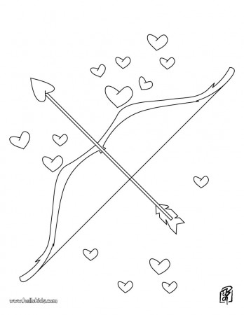 Love bow and arrow coloring pages - Hellokids.com