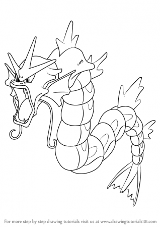 Learn How to Draw Gyarados from Pokemon (Pokemon) Step by Step ...