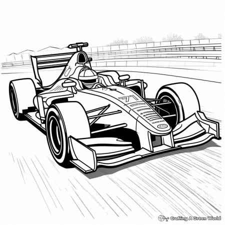 Race Car Coloring Pages - Free & Printable!