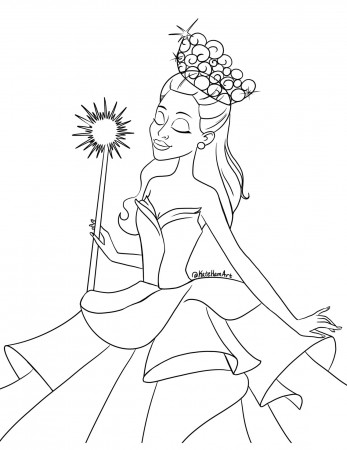Glinda coloring pages