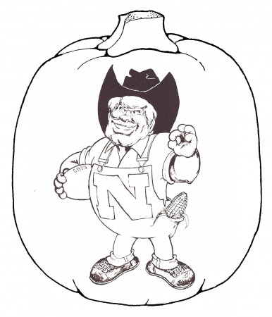 Herbie Husker coloring page for Halloween. GBR! | Coloring pages, Holidays  halloween, Cricut projects