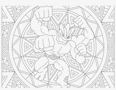Machamp Pokemon - Printable Pokemon Colouring Pages PNG Image | Transparent  PNG Free Download on SeekPNG