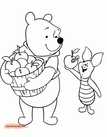 Winnie the Pooh & Piglet Coloring Pages ...