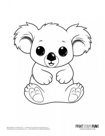 21 free cute Koala coloring pages ...