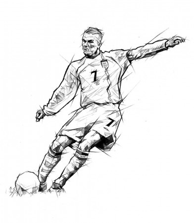 The Art of David Beckham - Captain Fantastic on Behance | David beckham,  Beckham, Captain fantastic