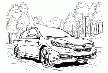 49 Honda Coloring Pages ...