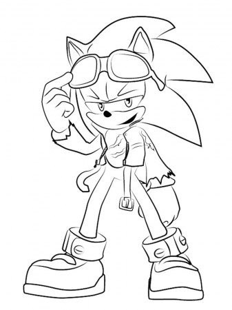 Super Sonic The Hedgehog Coloring Pages ...