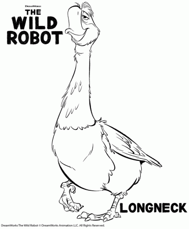 The Wild Robot Coloring Pages ...