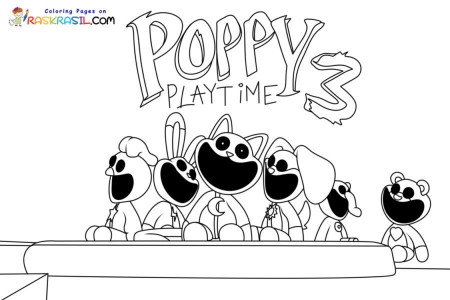 Poppy Playtime Chapter 3 Coloring Pages ...